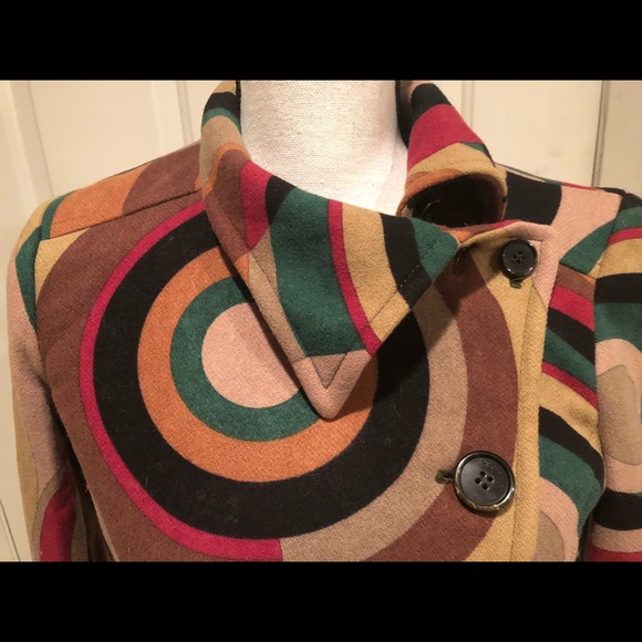 RARE Etro abstract print wool jacket - Picture 3 of 12
